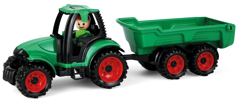 Traktor s vlečkou a aktivním panáčkem Truckies 40 cm LENA 