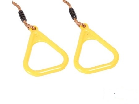 Gymnastické trojúhelníkové kruhy žluté